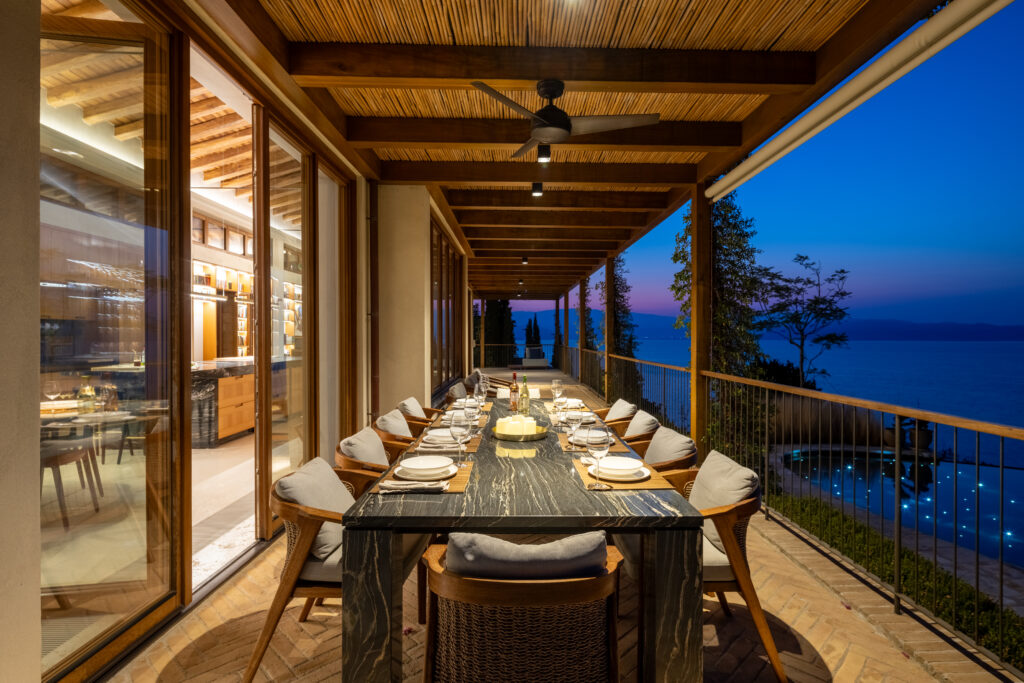Villa Alice al fresco dining